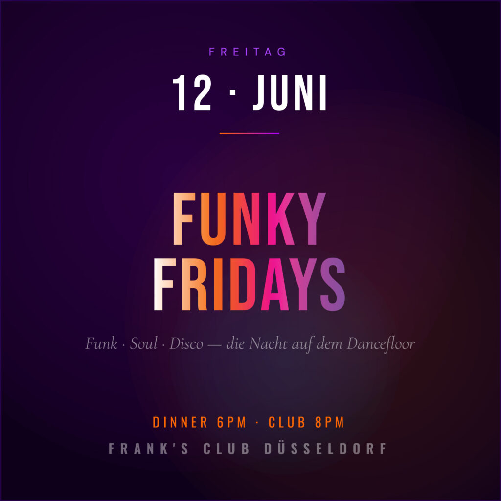 Funky Fridays Sitzplatz - min. 2 oder 4 Sitzplätze 12.06.2026